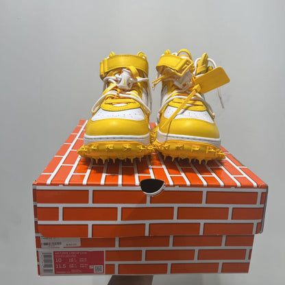 NIKE OFF WHITE AIR FORCE 1 HIGH SZ 10