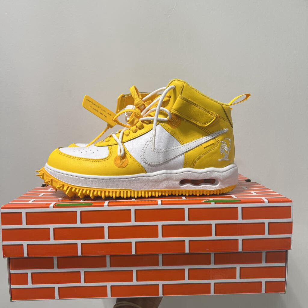 NIKE OFF WHITE AIR FORCE 1 HIGH SZ 10