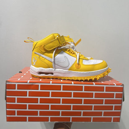 NIKE OFF WHITE AIR FORCE 1 HIGH SZ 10