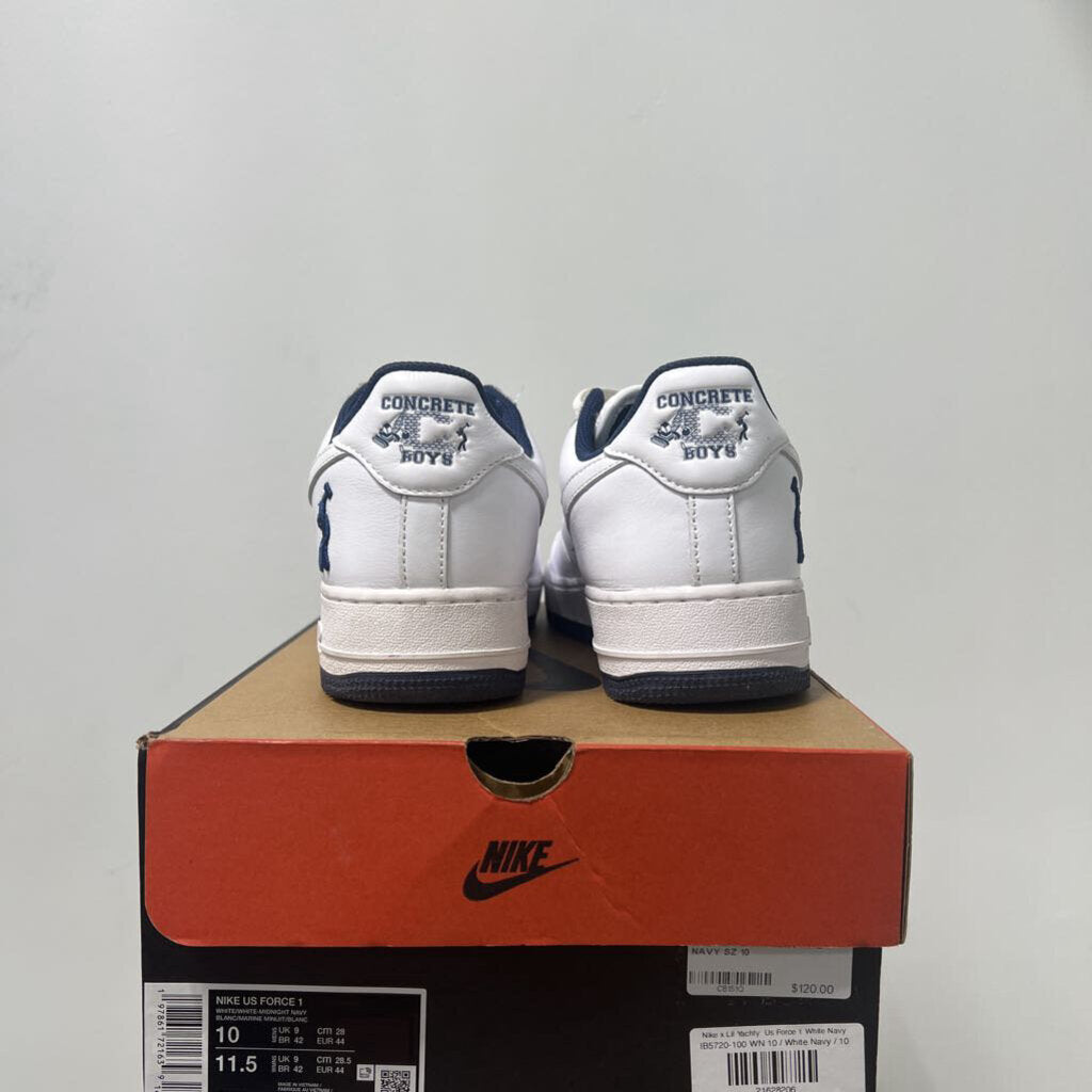 NIKE Air Force 1 CONCRETE NAVY SZ 10