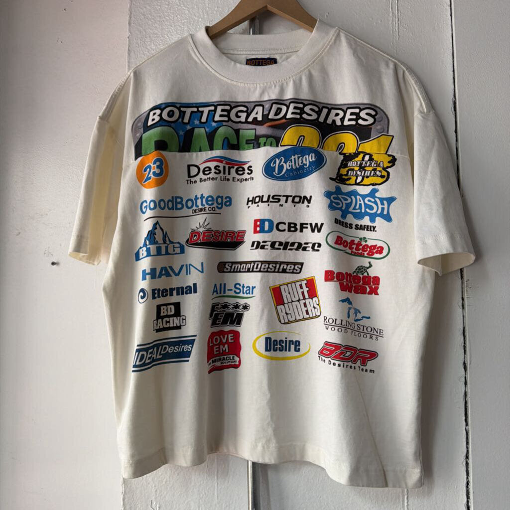 BOTTEGA DESIRES RIDER TEE SZ LARGE