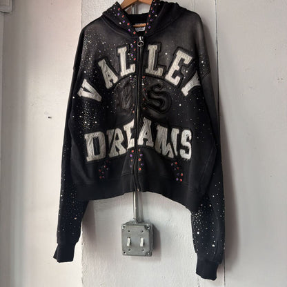 VALLEY RHINESTONE HOODIE SZ.L