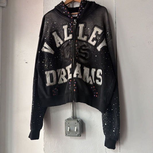 VALLEY RHINESTONE HOODIE SZ.L