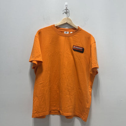BURBERRY ORANGE TEE SZ. L