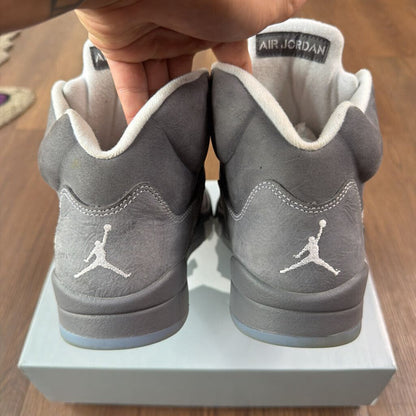 WOLF GREY JORDAN 5 SZ 8.5 (BOX)