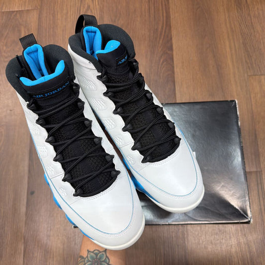 "POWDER BLUE" JORDAN 9 SZ 11 (BOX)