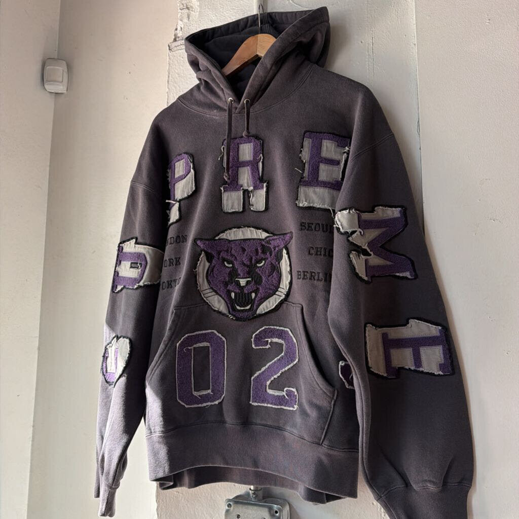 SUPREME PANTHER HOODIE SZ L