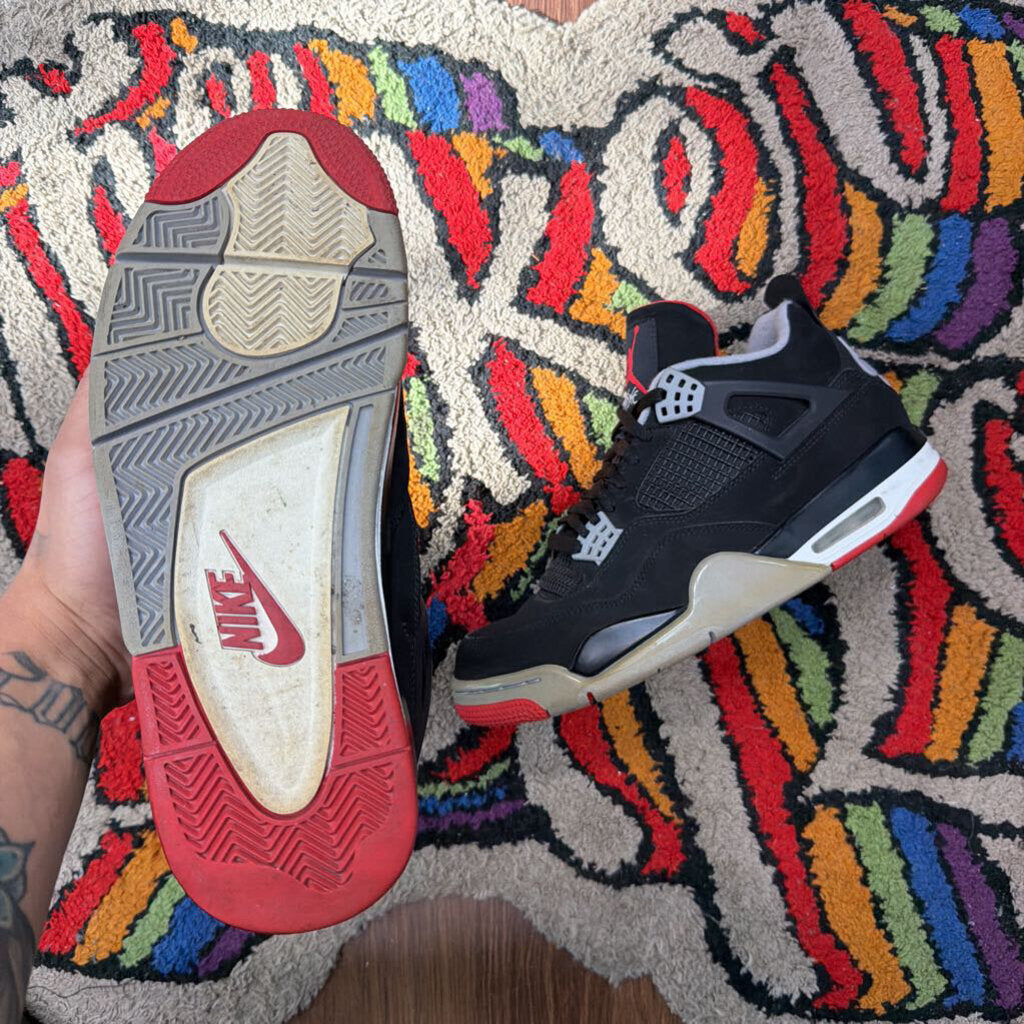 JORDAN 4 "BRED" SZ 9.5