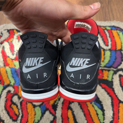 JORDAN 4 "BRED" SZ 9.5