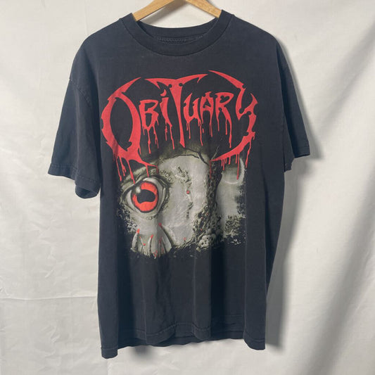 Vintage Obituary Tee Sz. L
