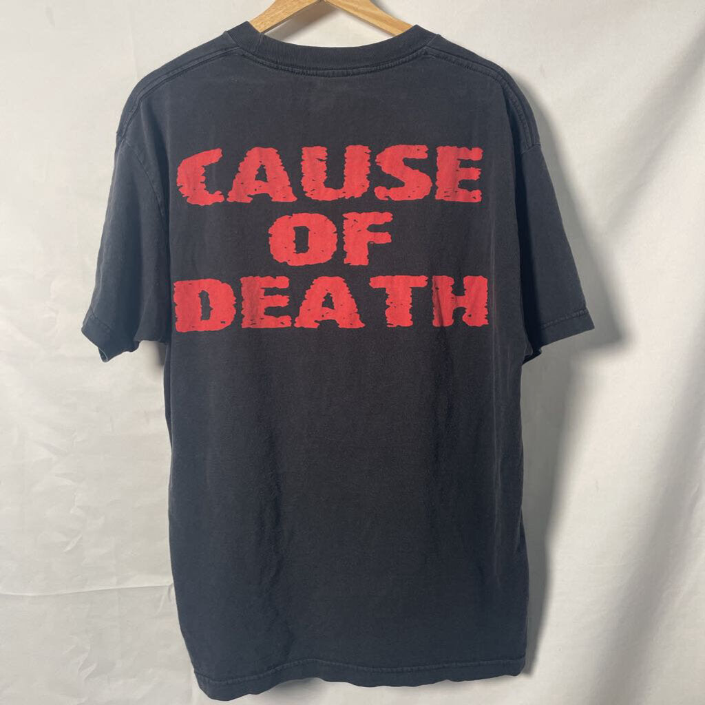 Vintage Obituary Tee Sz. L