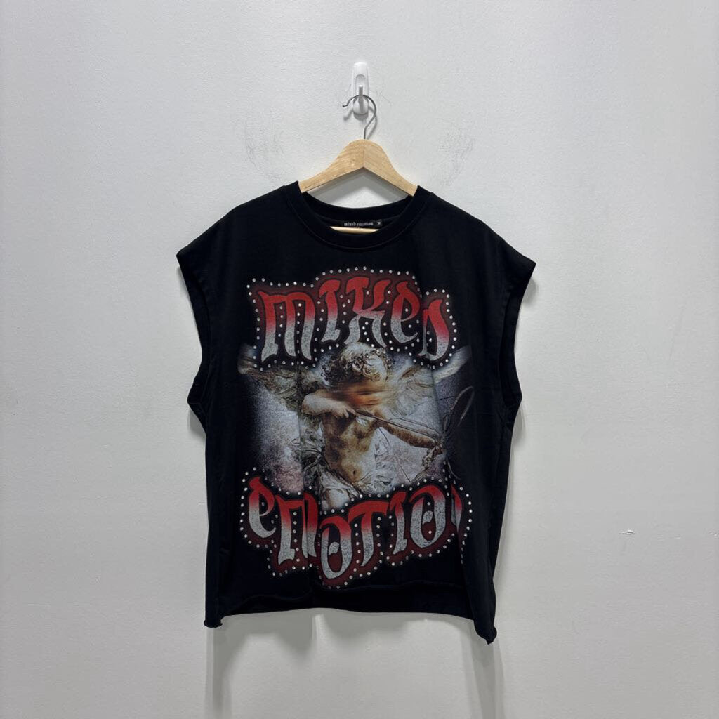 MIXED EMOTION SLEEVELESS TEE M