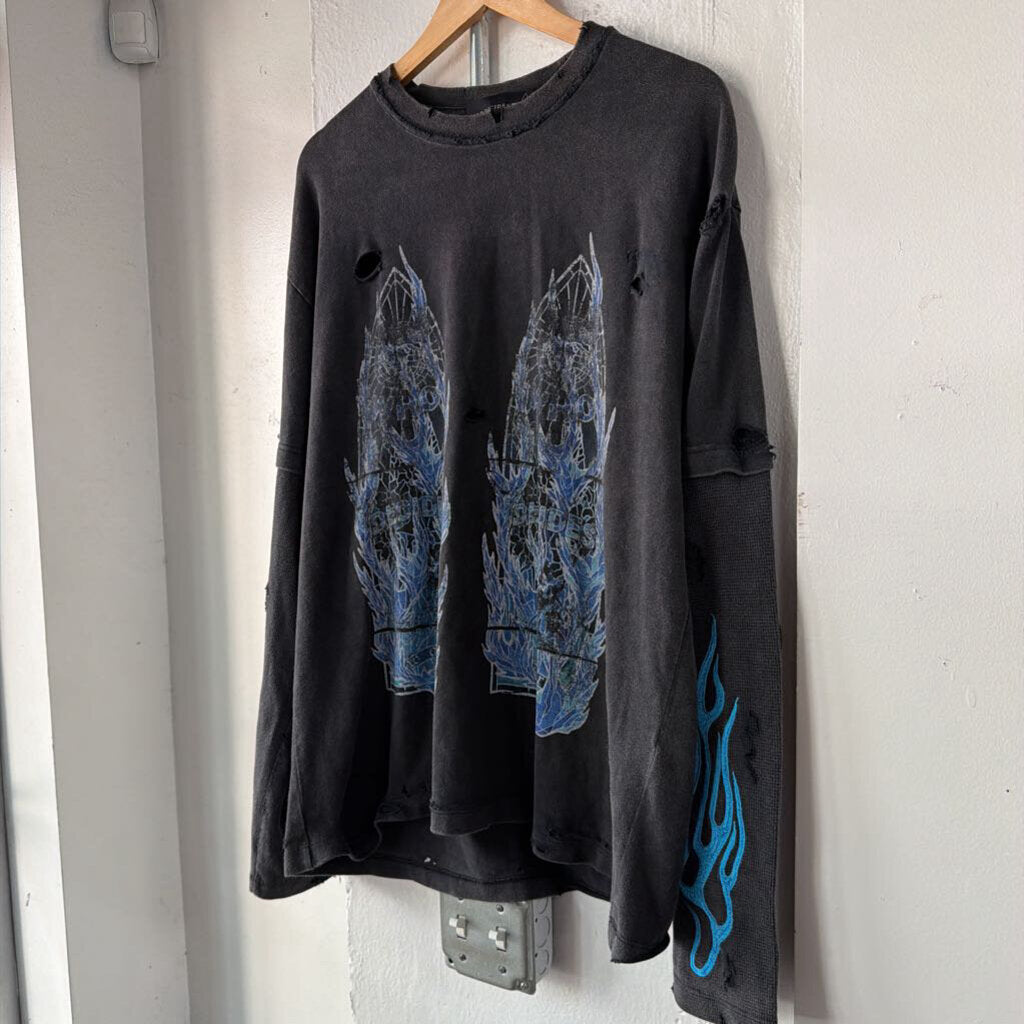 WHO DECIDES WAR LONGSLEEVE SZ M
