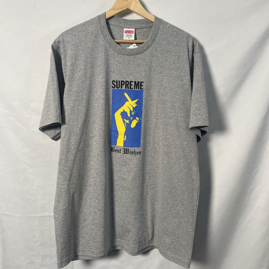 Supreme Ciggerate Grey Tee Sz. M