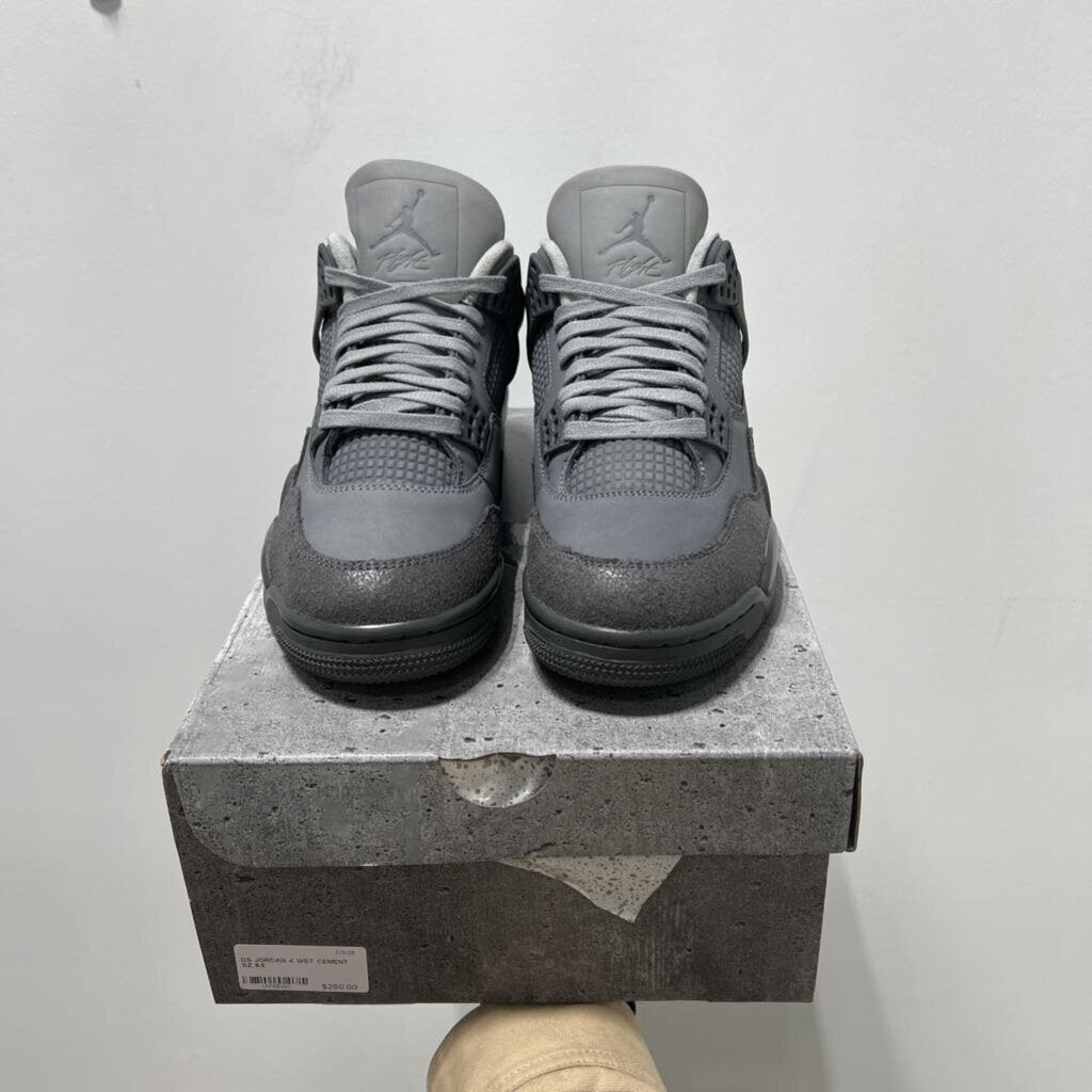 DS JORDAN 4 WET CEMENT SZ 8.5