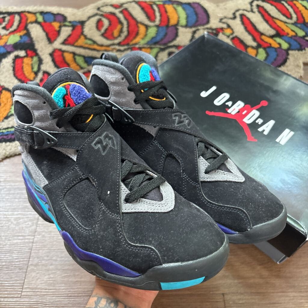 JORDAN 8 "AQUA" SZ 8 (BOX)