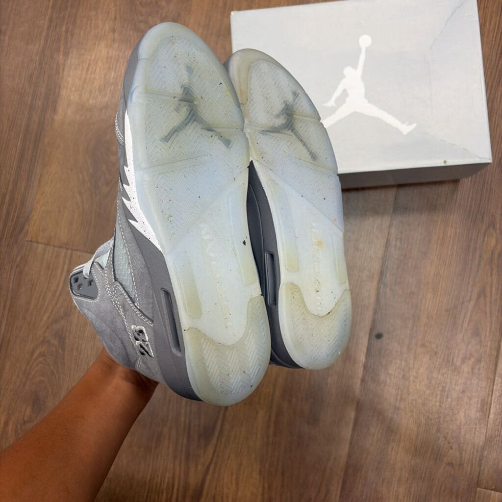 JORDAN 5 "WOLF GREY" SZ 9 (BOX)