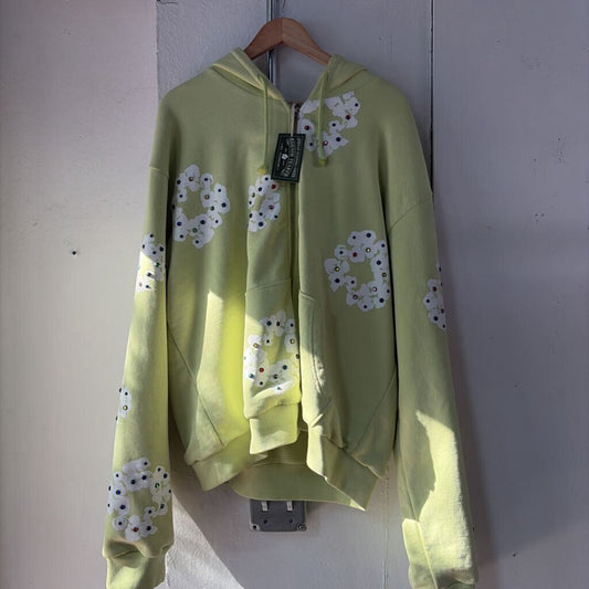 DENIM TEARS MINT RHINESTONE HOODIE SZ. XXL