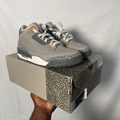 Jordan 3 Cool Grey Sz 8.5