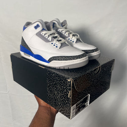 Jordan 3 Racer Blue Sz 8.5