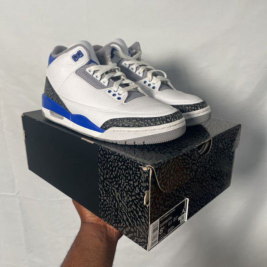 Jordan 3 Racer Blue Sz 8.5