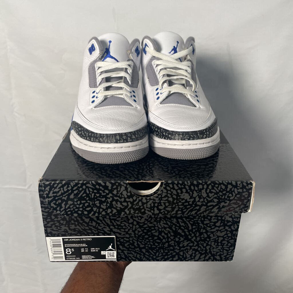 Jordan 3 Racer Blue Sz 8.5