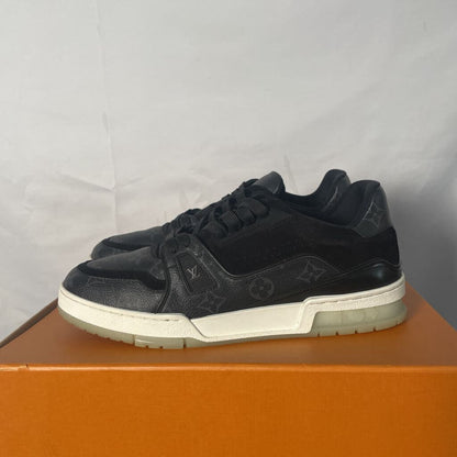 Black LV Denim Trainer Sz. 8(LV)