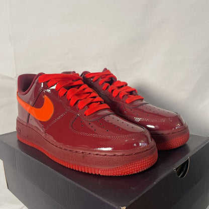 Red Patent Leather AF1 Sz. 9