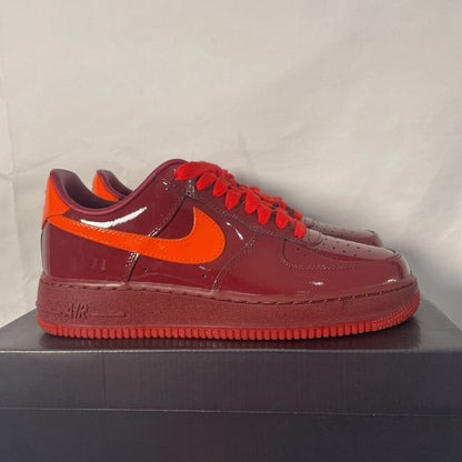 Red Patent Leather AF1 Sz. 9