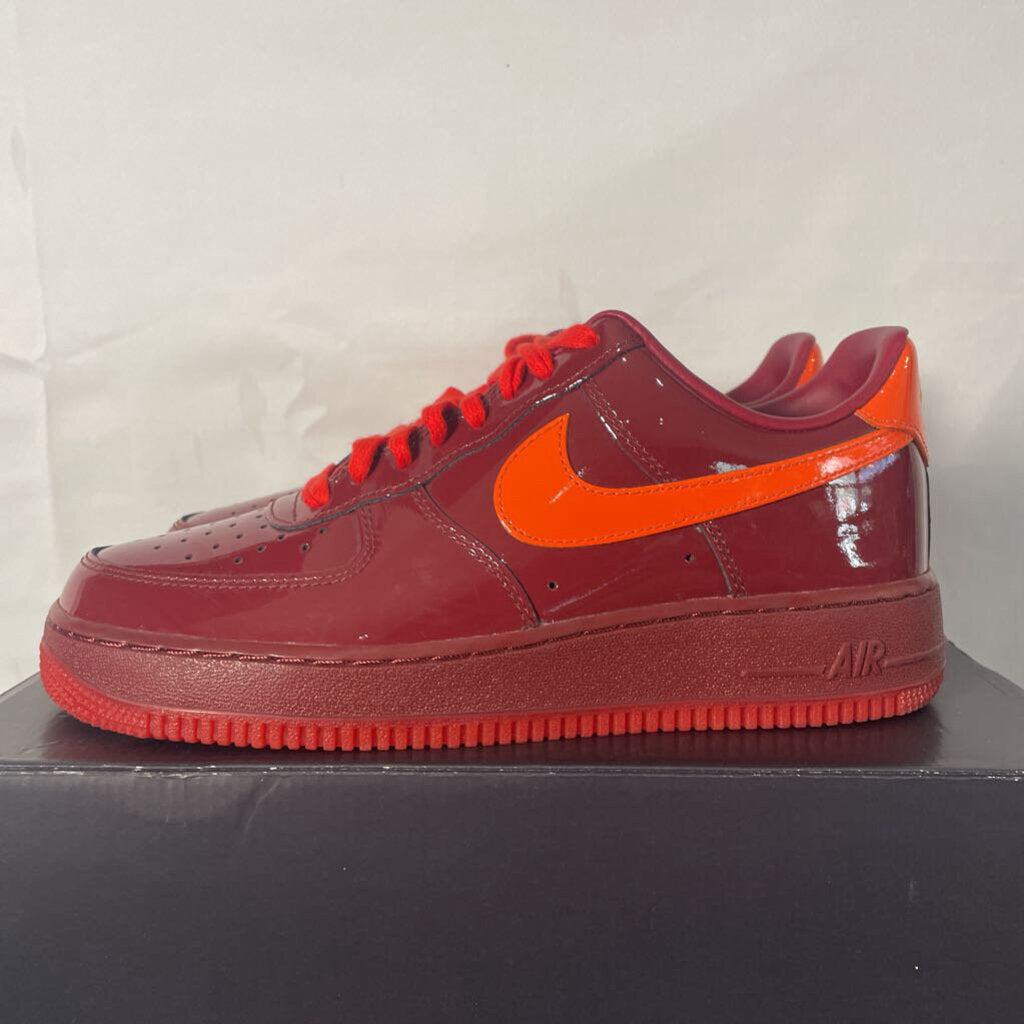 Red Patent Leather AF1 Sz. 9