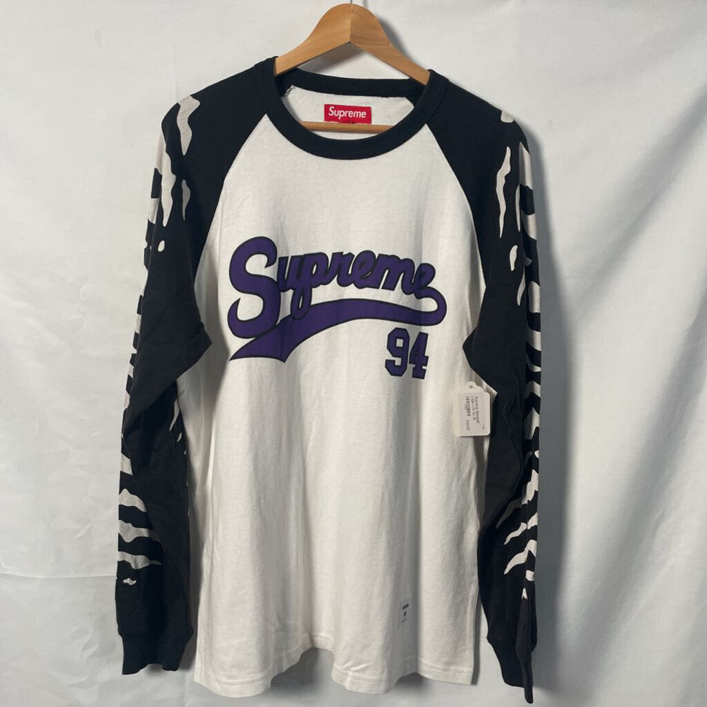 Supreme Baseball Logo L/S Sz. M