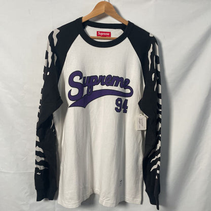 Supreme Baseball Logo L/S Sz. M