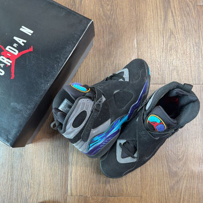 AIR JORDAN 8 " AQUA " SZ.10 W BOX