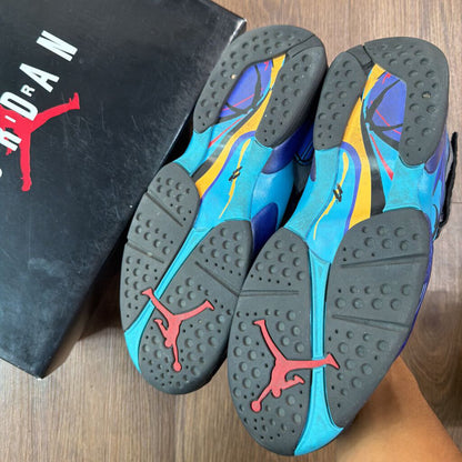 AIR JORDAN 8 " AQUA " SZ.10 W BOX
