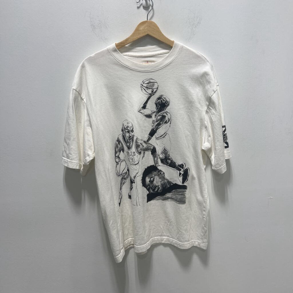 JORDAN OFF-WHITE TEE SZ M