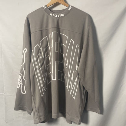 Ice Cream Grey Moto Jersey Sz. L