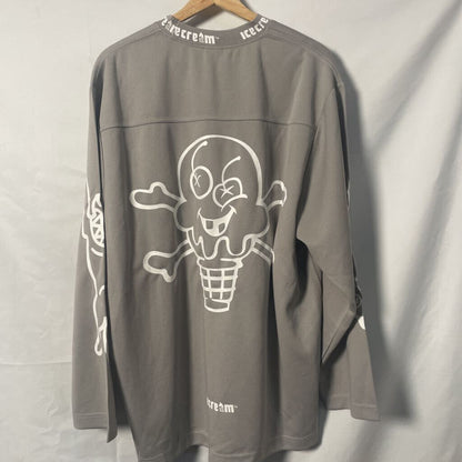 Ice Cream Grey Moto Jersey Sz. L