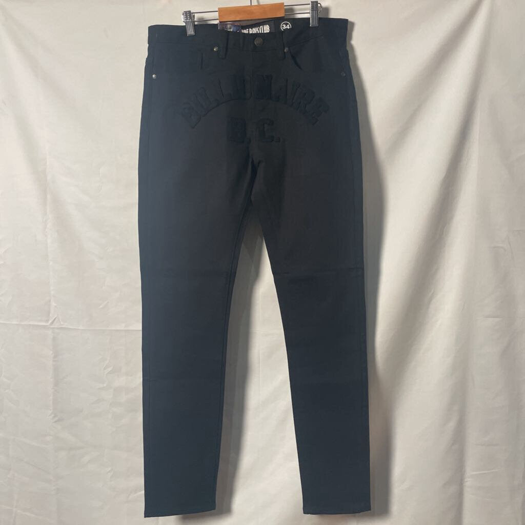 BBC Black Front Logo Denim Sz. 34