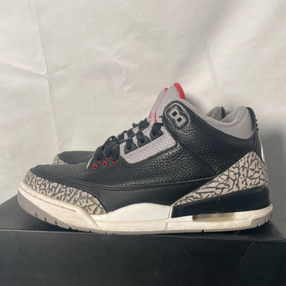 Jordan 3 Black Cement Sz. 10