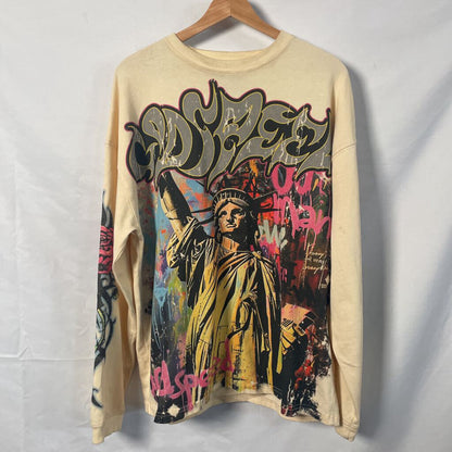 Godspeed Statue of Liberty L/s Sz. M