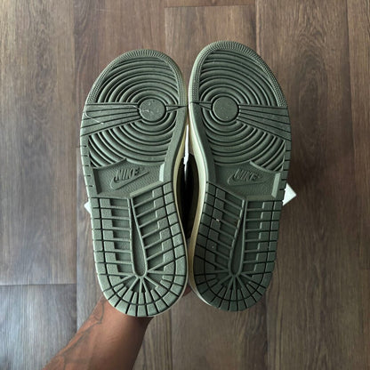 JORDAN 1 LOW X TS MEDIUM OLIVE SZ. 9 (BOX)