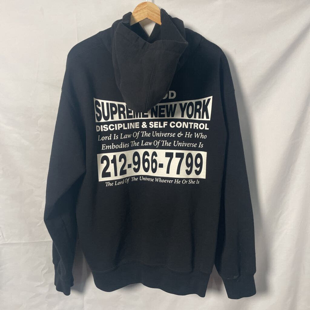 Supreme On God Hoodie Sz. L