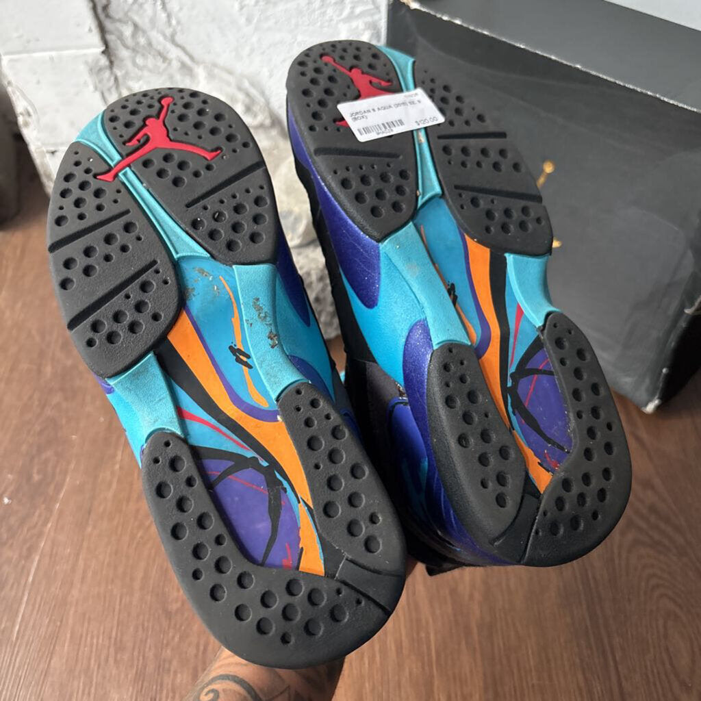 JORDAN 8 AQUA (2015) SZ. 9 (BOX)