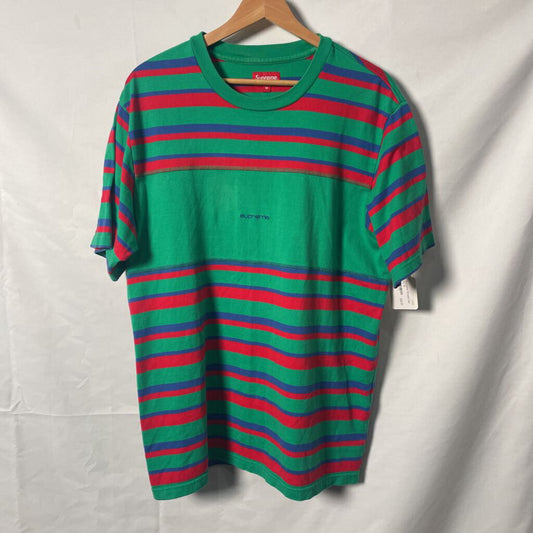 Supreme Striped tee Sz. M