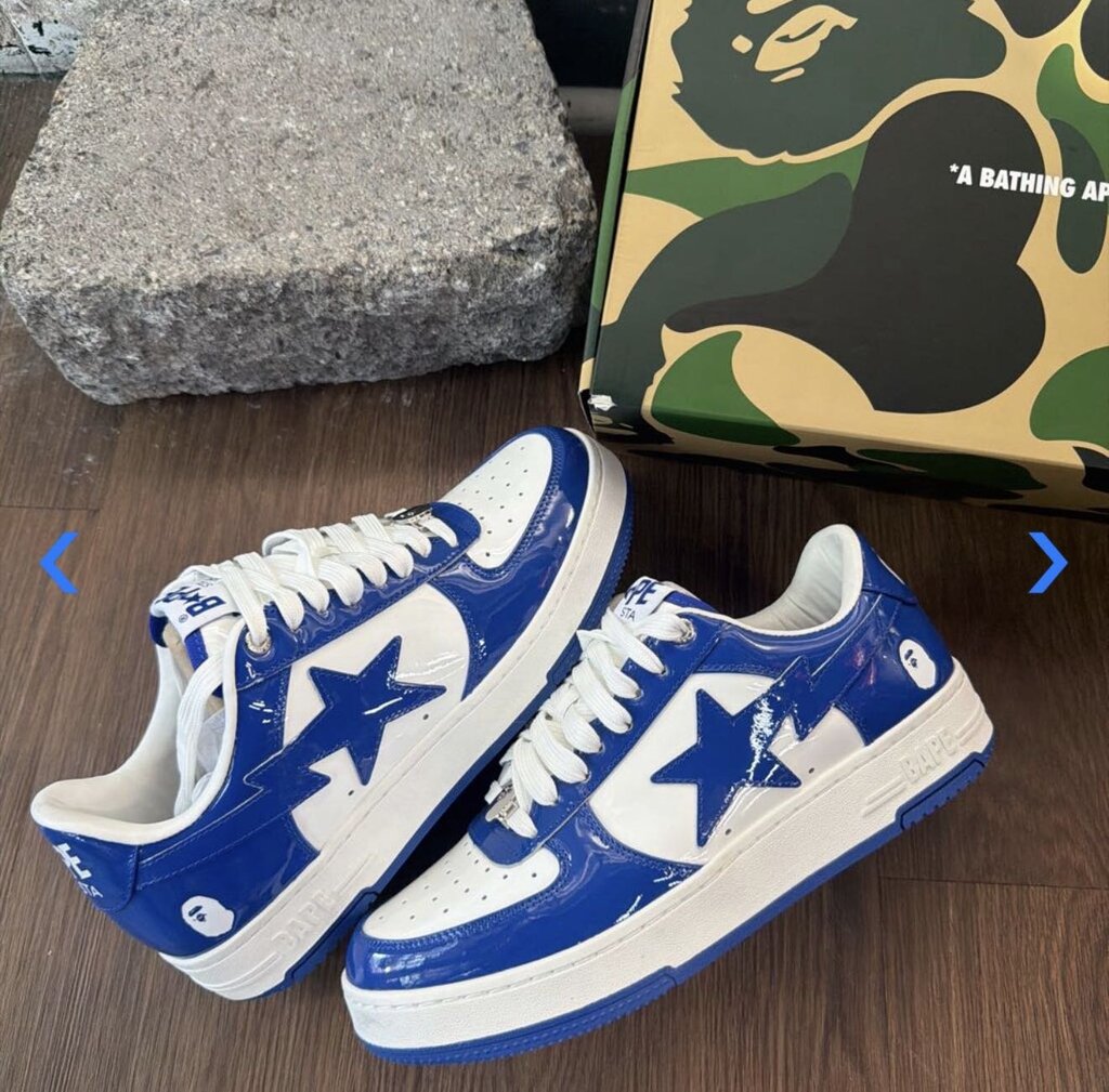 BAPESTA BLUE SZ 9.5