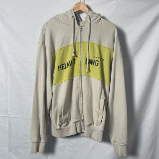 Helmut Lang Tan Zip Up Sz.L