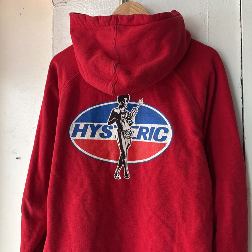 SUPREME X HYSTERIC HOODIE SZ. M