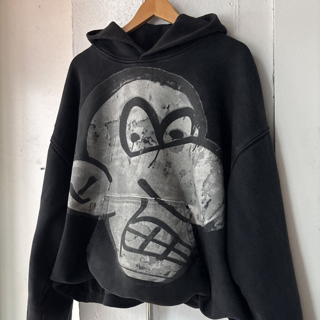 STREETWEAR BIGFACE HOODIE SZ. L
