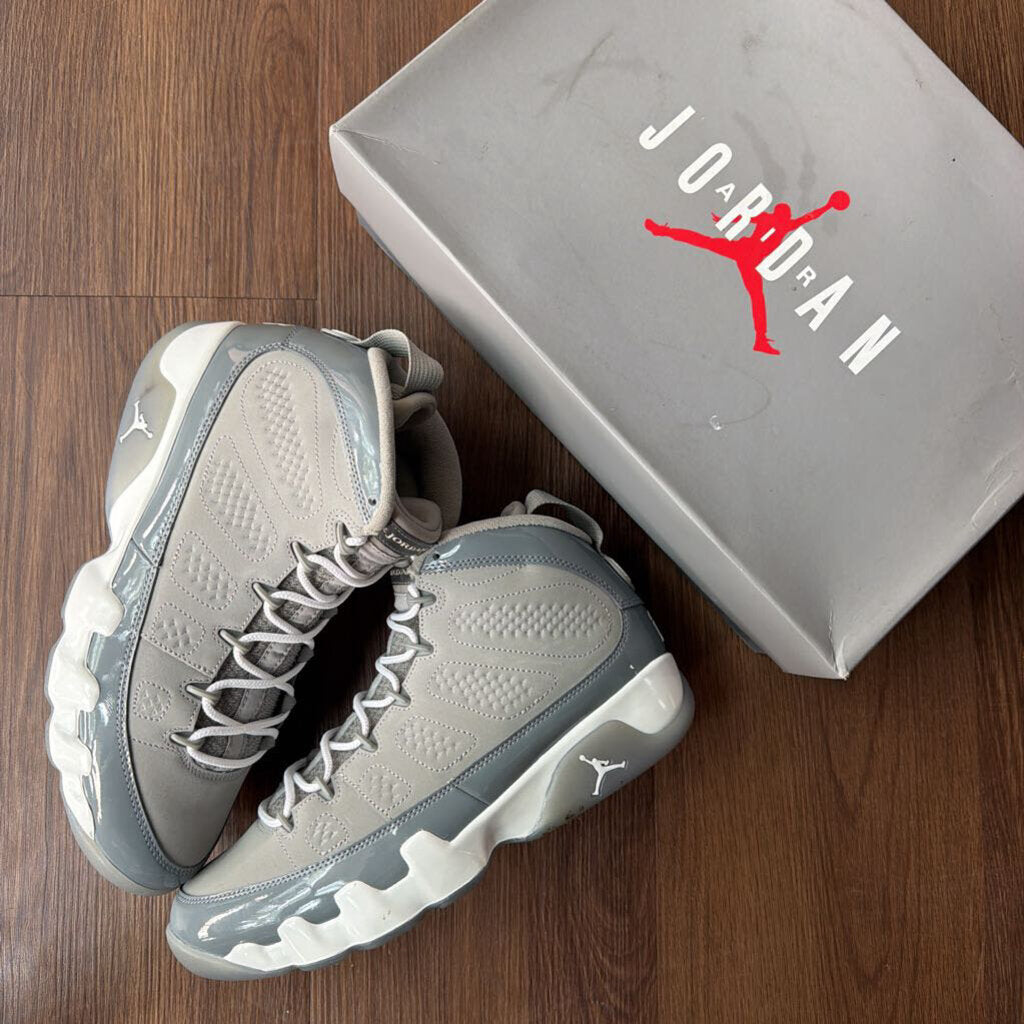 AIR JORDAN 9 " COOL GREY " SZ.10.5 W BOX