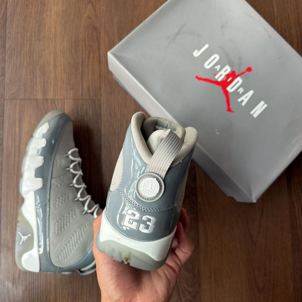 AIR JORDAN 9 " COOL GREY " SZ.10.5 W BOX